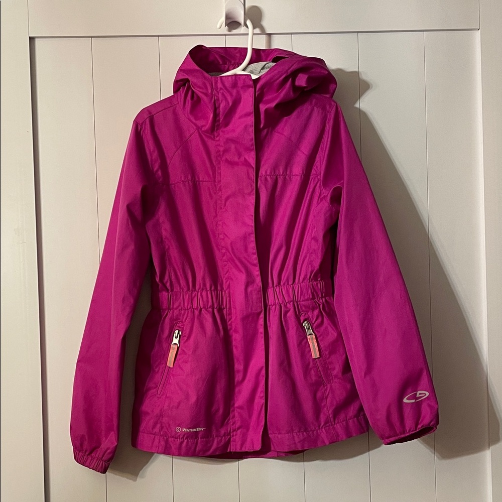 Children's Champion Fuchsia Raincoat with Hood